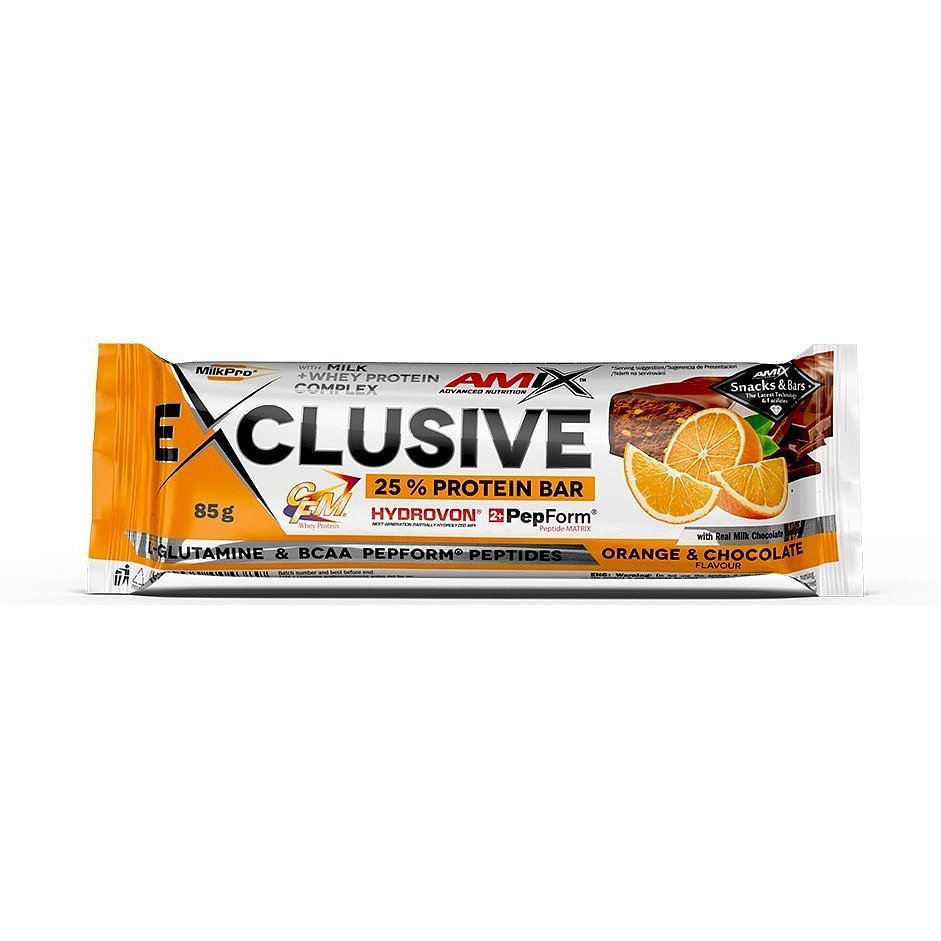 AMIX Exclusive Protein Bar, Pomeranč-čokoláda