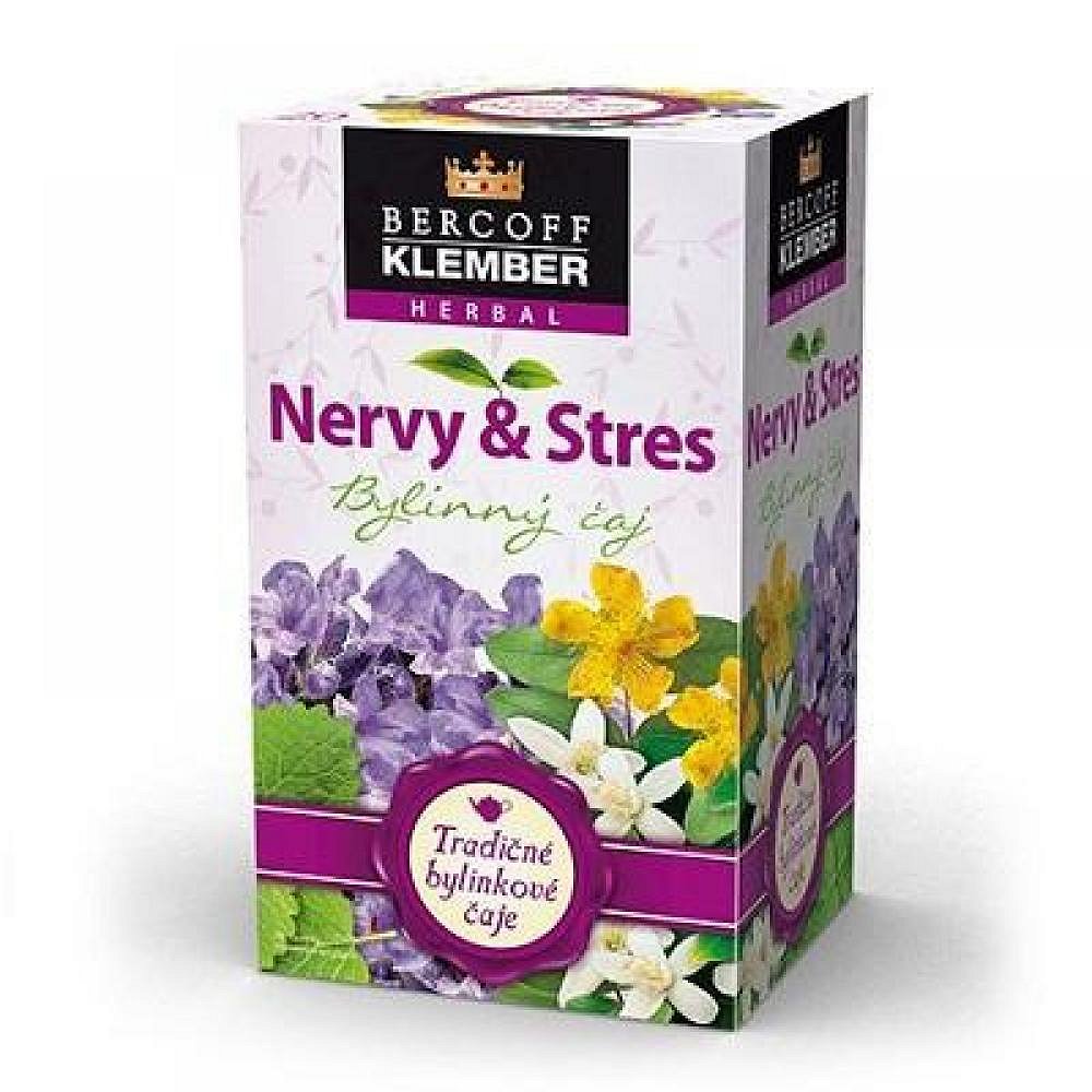 BERCOFF KLEMBER Čaj Nervy a stres 20 sáčků
