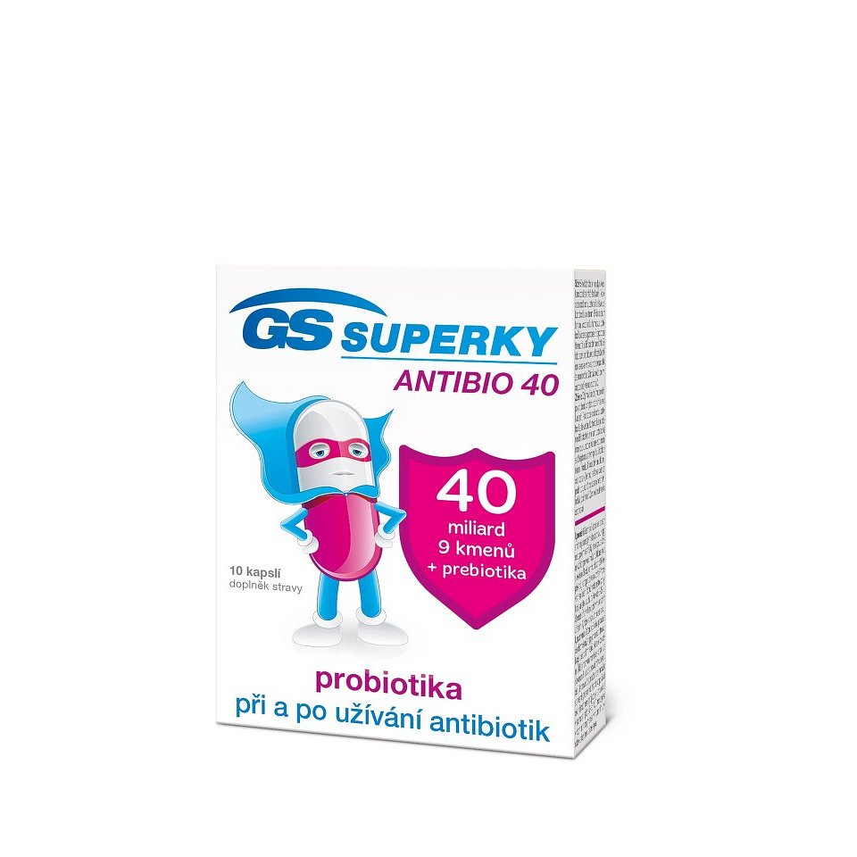 GS Superky Antibio 40 cps.10 ČR/SK