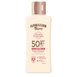 Hawaiian Tropic Glowing Protection Sun Lotion Mini SPF50 cestovní balení 75 ml