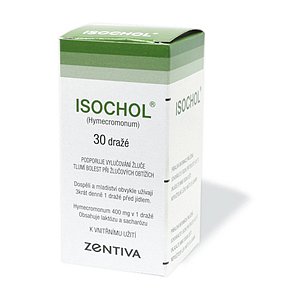 Isochol dražé 30 x 400 mg (lahv.)