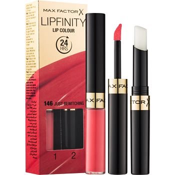 Max Factor Lipfinity dlouhotrvající rtěnka s balzámem odstín 146 Just Bewitching