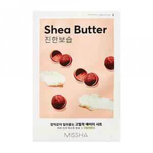 Missha Airy Fit Shea Butter výživná plátýnková maska 19 g
