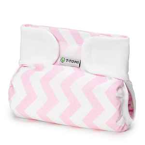 T-tomi Ortopedické abdukční kalhotky - suchý zip Pink zig-zag (3-6kg)