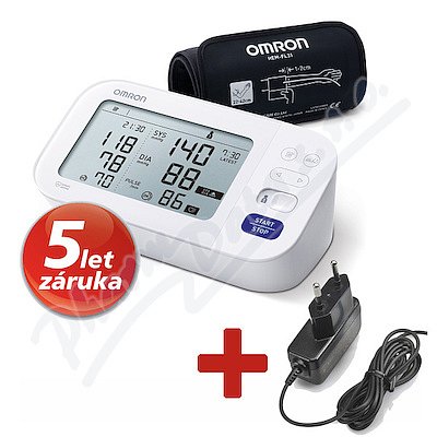 Tonometr dig.OMRON M6 Comfort AFib+ZDROJ 5let zár.