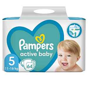 Pampers Active Baby Giant Pack S5 64ks