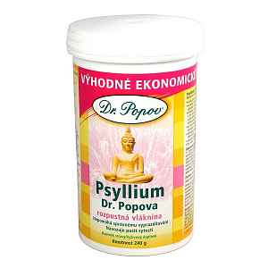 Psyllium indická rozpustná vláknina 240g Dr.Popov