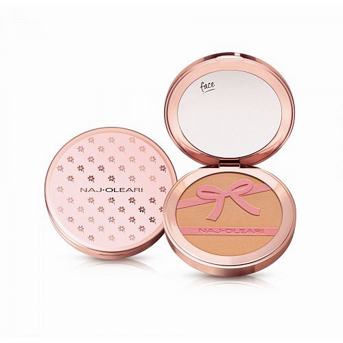 Naj-Oleari Luminous Perfection Bronzer rozjasňujicí bronzujicí pudr - 01 pink  + dárek NAJ-OLEARI - taštička