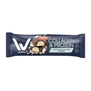 WellMix Proteinová tyčinka Collagen & Protein Kokos