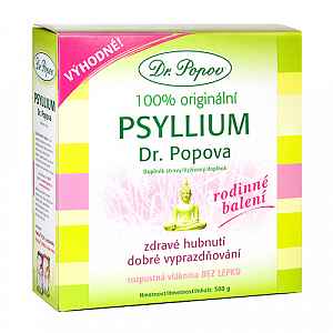 Psyllium indická rozpustná vláknina 500g Dr.Popov