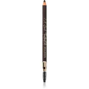 L.A. Girl Cosmetics Featherlite dlouhotrvající tužka na obočí s kartáčkem odstín Dark Brown 1.1 g