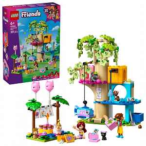 LEGO® Friends 42666 Kočičí narozeninová oslava a dům na stromě