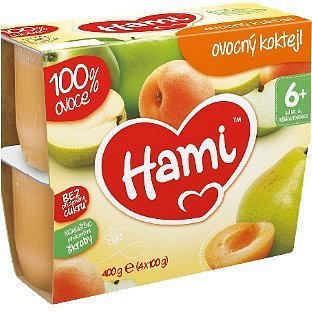 Nutricia Hami 6+ Ovocný koktejl 4x100 g