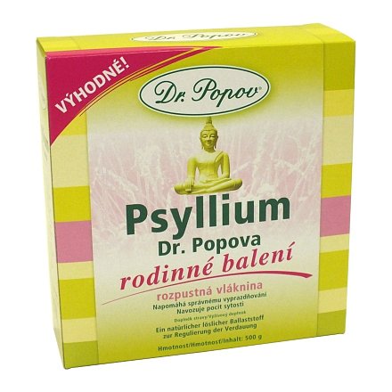 Psyllium indická rozpustná vláknina 500g Dr.Popov