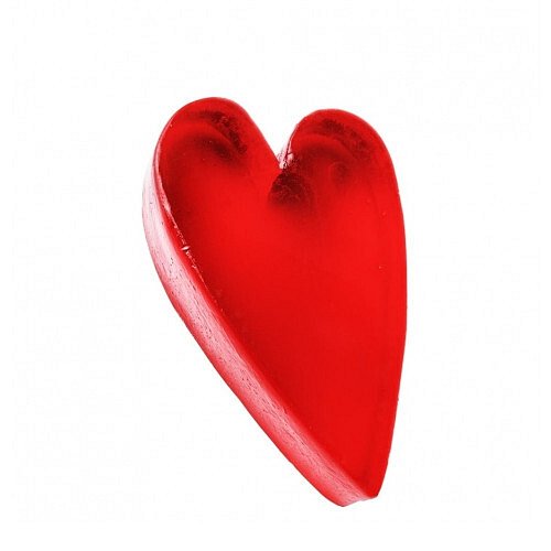Tuhé glycerinové mýdlo ve tvaru srdce Heart (Glycerine Soap) 60 g