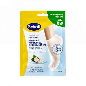 Scholl Expert Care hydratační a vyživující maska na nohy