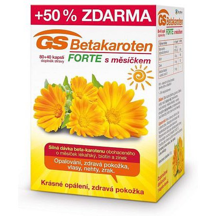 GS Betakaroten Forte s měsíčkem cps. 80+40