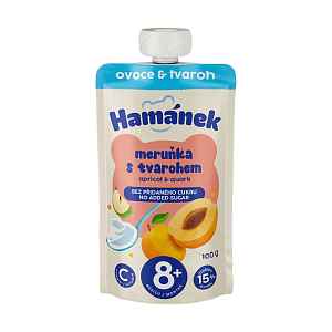 HAMÁNEK Meruňka s tvarohem 8m+ 100 g