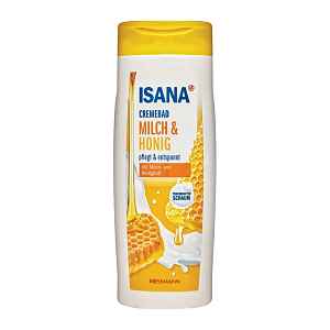 ISANA Krémová pěna do koupele Mléko & med 750 ml
