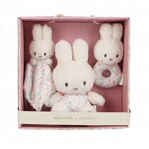 Little Dutch Dárková sada králíček Miffy Lucky Blossom 3 ks