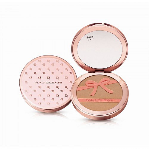 Naj-Oleari Luminous Perfection Bronzer rozjasňujicí bronzujicí pudr - 02 peach  + dárek NAJ-OLEARI - taštička