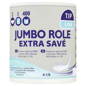 TIP LINE Kuchyňské utěrky Jumbo 2-vrstvé 67 m