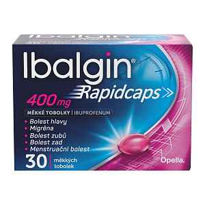 Ibalgin Rapidcaps 400 tobolky 30ks