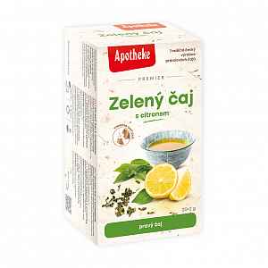 Apotheke Zelený čaj s citronem 20x2g n.s.