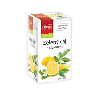 Apotheke Zelený čaj s citronem 20x2g n.s.