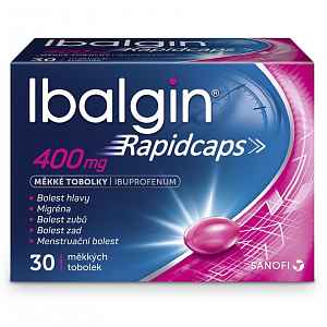 Ibalgin Rapidcaps 400 tobolky 30ks