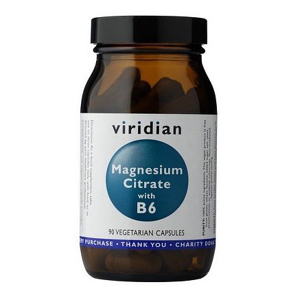 Magnesium Citrate with Vitamin B6 90 kapslí