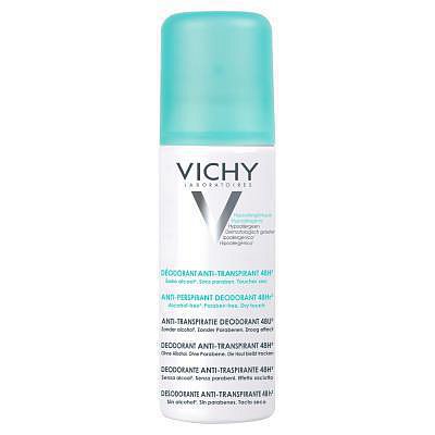 Vichy Antiperspirant 48h Deodorant bez zanechání bílých a žlutých skvrn- sprej 125ml