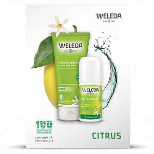 WELEDA set 100Y CITRUS 200 ml sprchový krém + 50 ml Deo Roll on