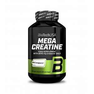 BioTech USA Mega Creatine 120 kapslí