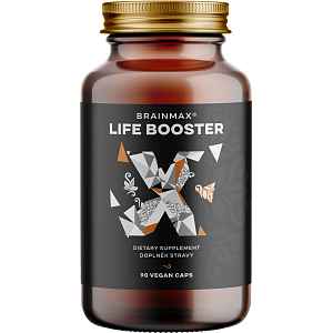 BrainMax Life Booster, 90 rostlinných kapslí