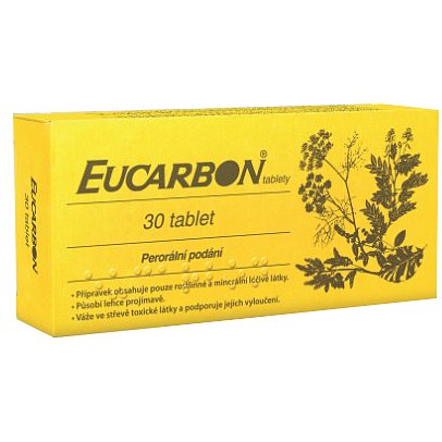 Eucarbon perorální tablety neobalená forma přípravku 30