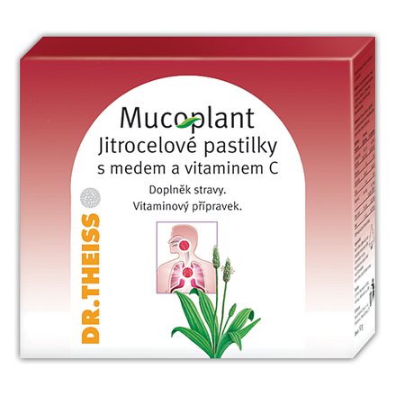 Mucoplant jitroc.pastilky med+vit.C 50g