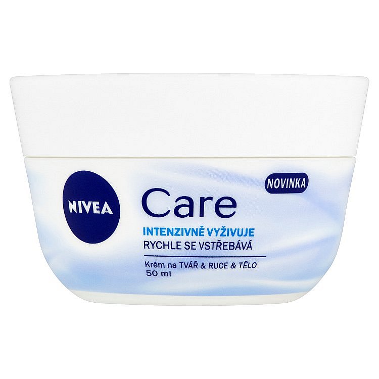 Nivea Care výživný krém pro pleť a tělo 50 ml