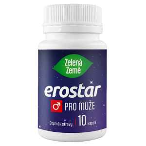 ZELENÁ ZEMĚ Erostar pro muže 10 kapslí