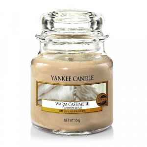 Yankee Candle Warm Cashmere vonná svíčka Classic malá 104 g