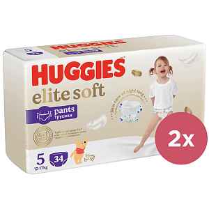2x HUGGIES® Elite Soft Pants - 5 (34)