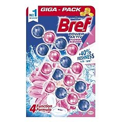 Bref power activ wc blok Quattro Flower 4x50 g