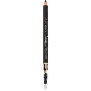L.A. Girl Cosmetics Featherlite dlouhotrvající tužka na obočí s kartáčkem odstín Soft Black 1.1 g