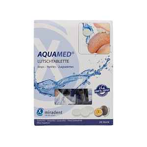 Miradent Aquamed Drops pastilky proti suchosti v ústech 26 ks