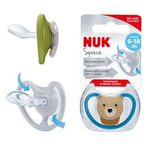 NUK Dudlík Space SI V2(6-18m) 1 ks BOX 736339