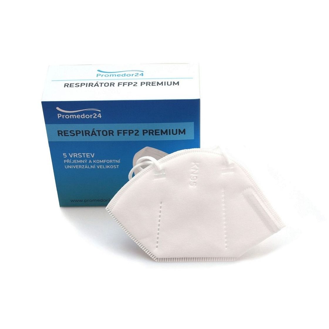 10x Respirátor FFP2 PREMIUM (roušky, respirátory)