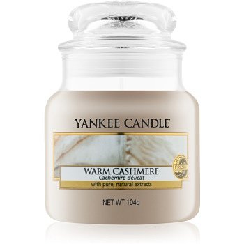 Yankee Candle Warm Cashmere vonná svíčka Classic malá 104 g