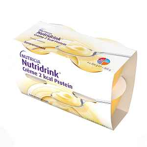 Nutridrink Creme 2 kcal Protein s příchutí banánovou 4x200 g