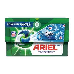 Ariel Kapsle na praní All-in-1+Touch of Lenor Fresh Air 20 pd