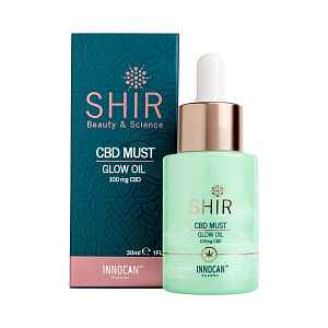 CBD rozjasňující pleťový olej 30 ml - SHIR Beauty & Science